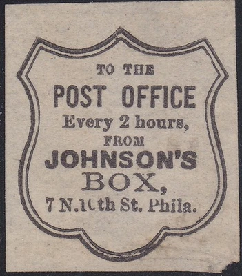 UU. LOCALES JOHNSON'S BOX PHILADELPHIA LYON'S FALSO 4b COMO NUEVO 39 Foto 1 de 3