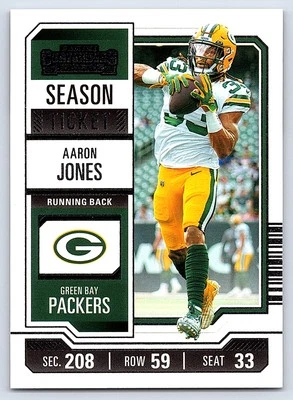 2023 Panini Contenders #36 Aaron Jones Green Bay Packers - Image 1 of 2