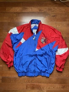 Vintage 90er ABC Monday Night Football Budweiser Windbreaker Gr. Large Haizahn NFL - Bild 1 von 14