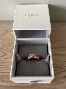Clogau Welsh 9ct Rose Gold Celtic Eternal Love / Annwyl  Ring. 7 Grams. size p - Picture 1 of 11