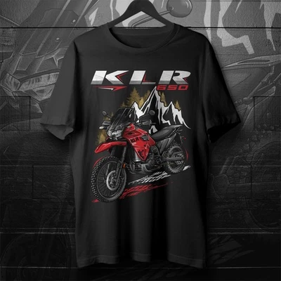 Camiseta Kawasaki KLR650 2022-2025, camiseta de moto para aventureros Foto 1 de 2