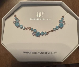 Bomb Party OG Necklace - RBP7286 “Gem Drops” - Rose Gold Plating - Picture 1 of 3