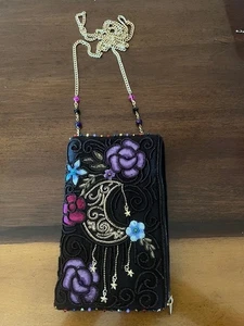 MARY FRANCES MOON DANCE CROSSBODY MIT BRONZEKETTE UND NEU MIT ETIKETT - Bild 1 von 5