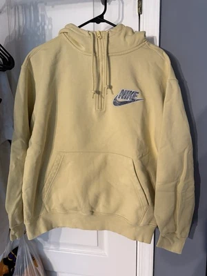 Sudadera con Capucha Nike X Supreme Cuarto Cremallera Piel de Serpiente Limón Lavado Talla Pequeña Foto 1 de 4