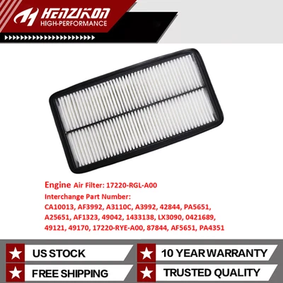 FILTRO DE AIRE MOTOR PARA HONDA ODYSSEY 2005-2010 2009-2015 PILOTO CA10013 ACURA MDX. Foto 1 de 4