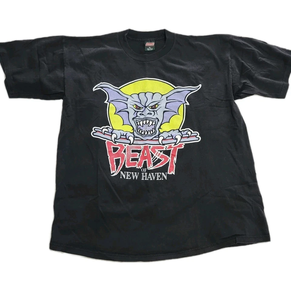 Camisa De Colección del Equipo de Hockey Beast of New Haven AHL XL 90s RARA DE COLECCIÓN Puntada Única  Foto 1 de 4