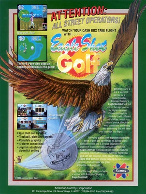 2004 SAMMY EAGLE SHOT GOLF / KRAZY BOWL VIDEO FLYER - Image 1 of 2
