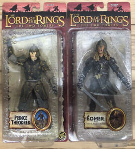 Lord of the Rings Prince Toybiz 6” Figures- Prince Theodred, Eomer, 2003-04 LOTR