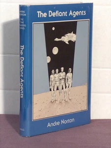 2 signatures(author,ed)Time Traders 3:Defiant Agents by Andre Norton,Gregg Press - Picture 1 of 4