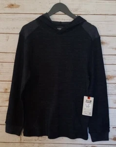 NWT, Colours Alexander Julian Mens Hooded Thick Sweatshirt, Navy Size S - Picture 1 of 7