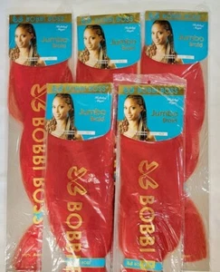 (5 PACK) BOBBI BOSS BRAIDING HAIR 100% KANEKALON JUMBO BRAID #PINK BRAND NEW - Picture 1 of 9
