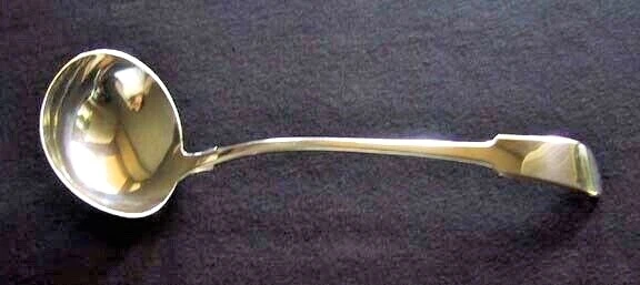 c1819 - CUCHARÓN DE VIOLÍN INGLÉS ESTERLINA - Hecho por W. Welch (U36) Foto 1 de 1