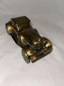 1974 BANTHRICO METAL CAR BANK Promozionale 1930 DUESENBERG Chicago IL Moneta BANCA - Foto 1 di 7