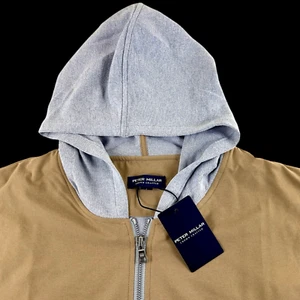 Peter Millar Solstice Performance Hybrid Hoodie Weste Jacke mit durchgehendem Reißverschluss Large 210 $ - Bild 1 von 11