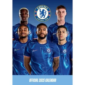 2025 Calendar Chelsea FC Month to View A3 Football Calendar Official Product - Imagen 1 de 7
