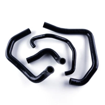 Silicone Radiator Hose Kit for 2005 2006 Kawasaki Ninja ZX6R ZX-6R ZX636C Black - Image 1 of 4