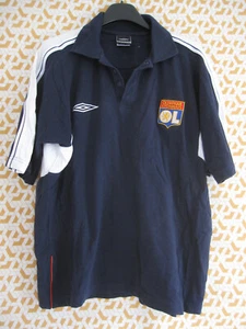 Polo Umbro Olympique Lyonnais OL Lyon maillot vintage Homme Jersey - M - Imagen 1 de 7