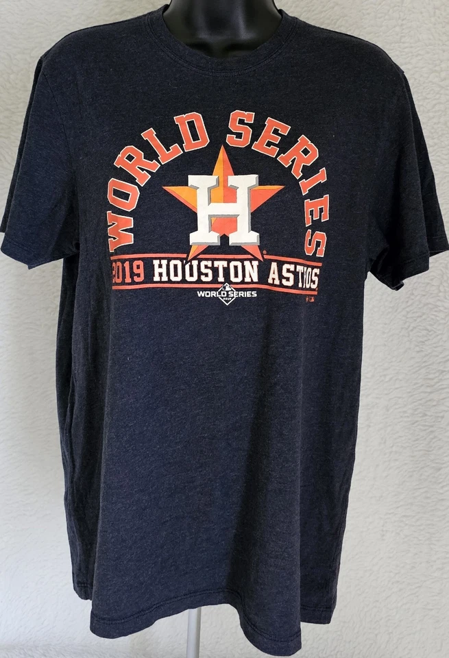 Mens Womens Shirt Size S Small '47 World Series Houston Astros 2019 - Image 1 of 4