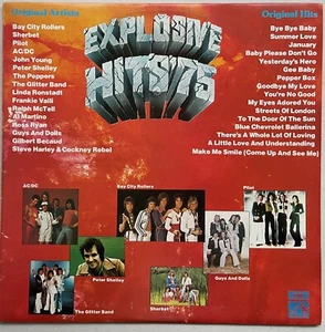 AC/DC/SHERBET/PILOT/GLITTER BAND Explosive Hits + Catalouge '75 OZ EMI EX-/NM - Picture 1 of 6