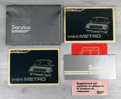 AUSTIN MINI METRO - MANUALE D'USO + SERVICE + ASTUCCIO - Immagine 1 di 4