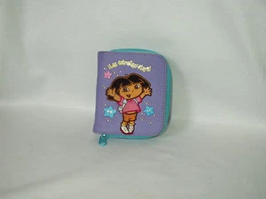 DORA THE EXPLORER girl's zipper snap change purse id card WALLET - Foto 1 di 6
