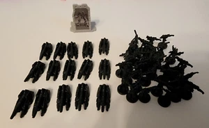 50 Black Army + Megatron Leader For Risk Transformers Cybertron Battle Edition - Picture 1 of 4
