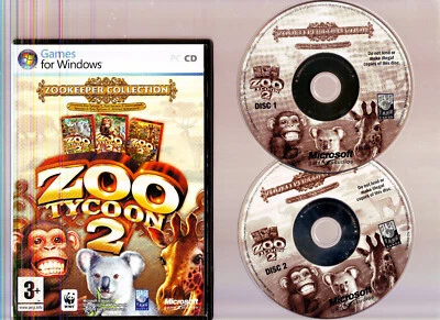 ZOO TYCOON 2 ZOOKEEPER SAMMLUNG. HERVORRAGENDE STRATEGIE FÜR PC. WINDOWS 10 KOMPATIBEL - Bild 1 von 4