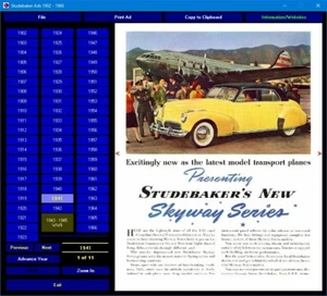 Studebaker Ads 1902 - 1966 digital collection - Picture 1 of 2