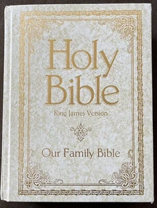 Holy Bible - King James Version - Our Family Bible - 1971 Red Letter Edition - Picture 1 of 6