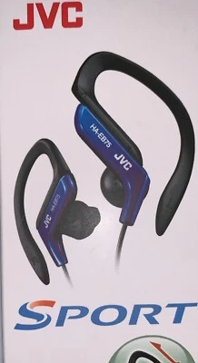 JVC HA-EB75 Sports Ear-Clip Headphones Assorted Colors Blue,Black Silver New! - Image 1 of 4