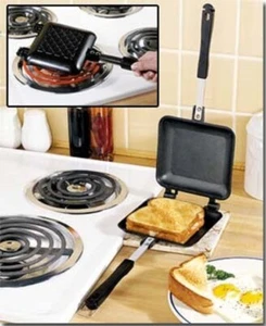 NEW SANDWICH MAKER TOASTER GRILLER NON-STICK DELUXE A MUST-HAVE NEW IN BOX - Picture 1 of 12