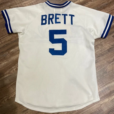 George Brett Royals Jersey 40 Medalist Sand Knit Cover
