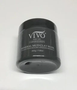 Vivo Per Lei Bamboo Charcoal Clay Face and Body Mud Mask, 200 g/ 7.05 oz - Picture 1 of 2