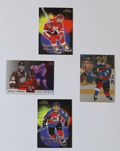 Foco de hielo Flair Center 1996-97 Steve Yzerman #10 y Joe Sakic #7 + inserto UD - Imagen 1 de 9