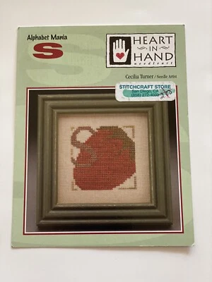 Heart in Hand Alphabet Mania S is for Strawberry Cross Stitch Pattern Booklet - Image 1 of 2