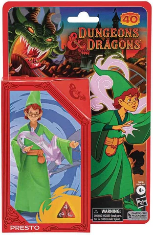 Dungeons & Dragons Cartoon Classics 6 Inch Action Figure Wave 2 Presto IN STOCK Cover