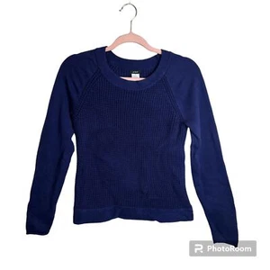 J. Crew Sweater Womens sz. SMALL PETITE Purple Knit Long Sleeve Grandmacore - Picture 1 of 6