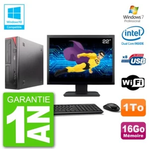 PC Fujitsu Esprimo E520 Bildschirm 22 " G3220 RAM 16Go Disc 1To Dvd-Brenner Wifi - Bild 1 von 1