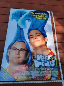 Vintage 1998 Disney Meet The Deedles Movie Poster VHS PROMO Movie Rental Comedy - Picture 1 of 5