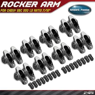 Brazos basculantes de rodillos de acero inoxidable 16x 17-4PH para Chevy SBC 350 relación 1,5 7/16" Foto 1 de 4