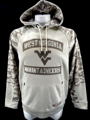 NEW West Virginia Mountaineers OHT Colosseum Digi Camo Hoodie Sweatshirt Men's L - Image 1 of 4