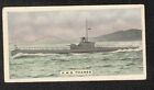 Vintage 1935 Military Ship Card H.M.S. THAMES British Submarine K-class