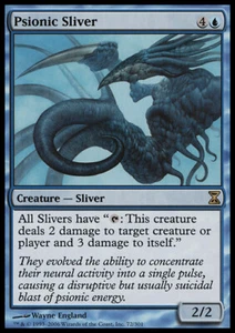 Russian Psionic Sliver ~ Near Mint Time Spiral Foreign Stock Image MTG Magic Ult - Picture 1 of 1