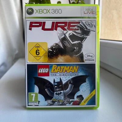 LEGO Batman + Pure Xbox 360 | CIB Complete w/Manual PAL - Image 1 of 4