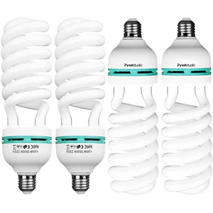 Spiral Light Bulb x4 135W Daylight 5500K E27 220V Photography Studio Video Lamp - Picture 1 of 10