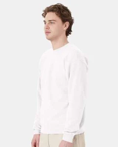 🔥 Hanes Unisex EcoSmart Fleece Blend Crewneck Sweatshirt Up To 5XL P160 - Picture 1 of 169