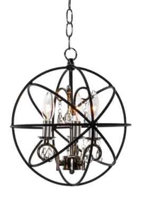 Maxim Lighting 25140ARPN Orbit 3 Light 12 inch Anthracite/Polished Nickel - Picture 1 of 6