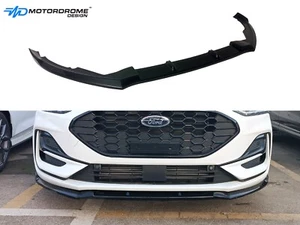 DIVISOR DELANTERO V.2 PARA FORD FOCUS MK4/MK4.5 ST/ST-LINE (2018-) ABS NEGRO BRILLANTE - Imagen 1 de 6