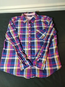 US Polo Assn Top Xlarge Multicolor Button Up Shirt Cuff Long Sleeve Collared  - Picture 1 of 9