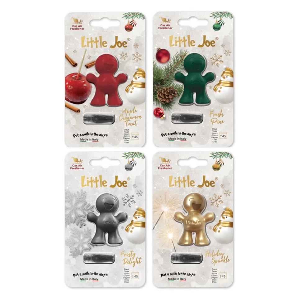 4 Pack Little Joe Christmas Vent Clip Air Freshener Freshner - Assorted - Image 1 of 1